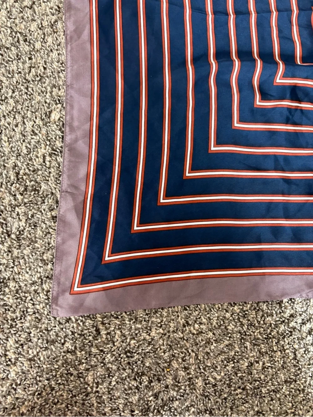 Stripes Silk Scarf Bandana | Geometric Lines